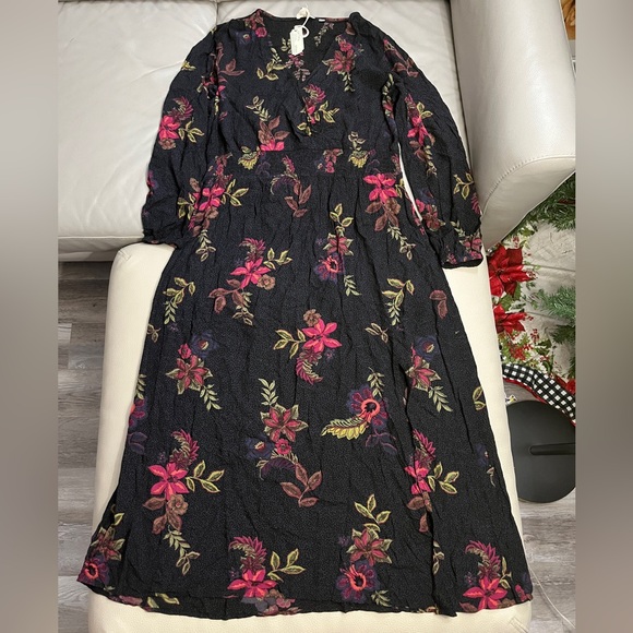 NWT - Fat Face Women's Bennie Floral Midi Dress - US 12/L - Picture 4 of 13